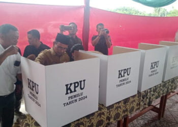 Pejabat Bupati Aceh Timur Hadiri Simulasi Pemilu 2024