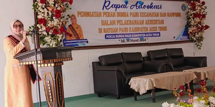 Bunda PAUD Aceh Timur : Akreditasi Bukan Hanya Sekadar Pemberian Sertifikat