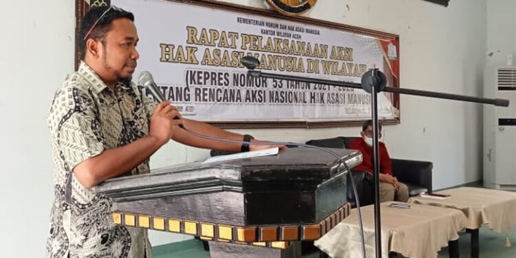 Kemenkumham Aceh Gelar Rapat Pelaksanaan HAM di Wilayah di Aceh Timur