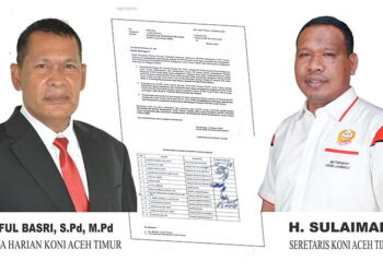 Pengurus KONI Aceh Timur Surati KONI Aceh Minta Musorkab 2024 Ditunda