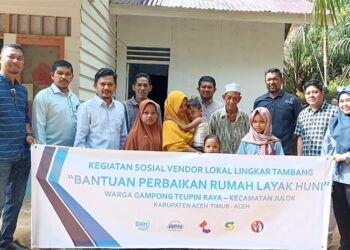Ramadhan Berkah, Rekanan Block A Medco E & P Malaka Rehab Rumah