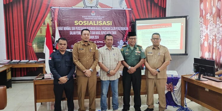 KIP Aceh Timur Gelar Sosialisasi Syarat Minimal Calon Independen