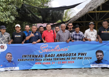 PWI Aceh Utara Gelar Rakor Bahas Poin Penting