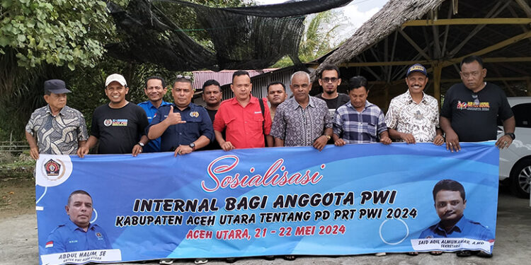 PWI Aceh Utara Gelar Rakor Bahas Poin Penting