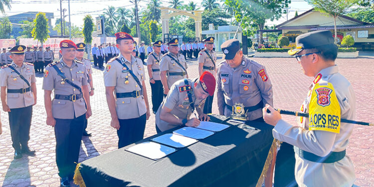 Kapolres Aceh Timur Mutasikan 3 Kasat dan 4 Kapolsek