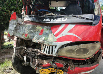 Laka Lebaran, Bus Jumbo Tabrak Dua Sepmor Empat Tewas di Aceh Timur