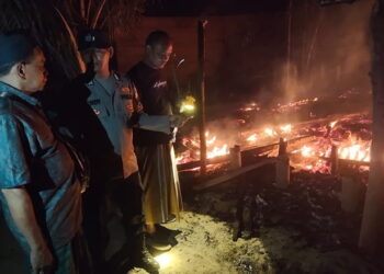Listrik Padam, Satu Rumah di Idi Cut Ludes Terbakar