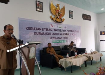 Penjabat Bupati Aceh Timur Serahkan KUR Kepada Pelaku Usaha