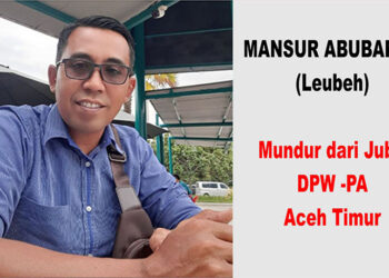 Ini Alasan Leubeh Mundur dari Jubir DPW-PA