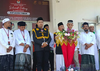 Pendaftaran Bacabup Aceh Timur Firman Dandy – Abati Aramiyah ‘Meusanuet’