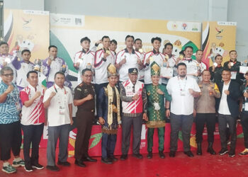 PON XXI Aceh-Sumut Sepak Takraw Berakhir, Forkompimda Serah Medali