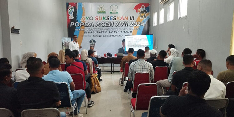 Panitia Inti PON Aceh-Sumut Cabang Olah Raga Takraw Ikuti Bimtek