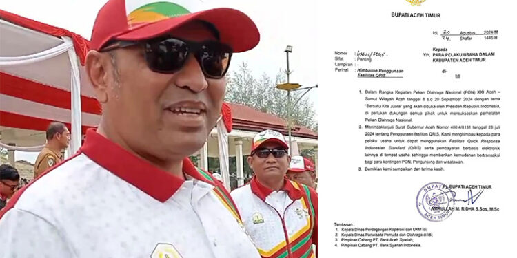 Sukseskan PON XXI, Pj Bupati Aceh Timur Imbau Pelaku Usaha Gunakan Fasilitas Qris
