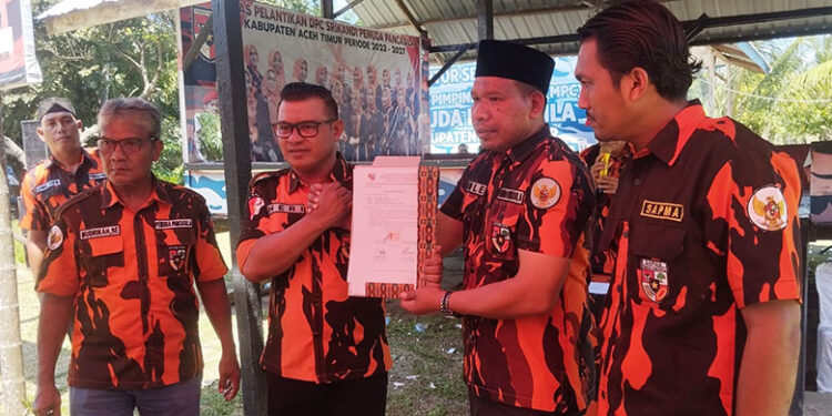 Pemuda Pancasila Aceh Timur Deklarasi Dukungan untuk Sulaiman Tole-Abdul Hamid