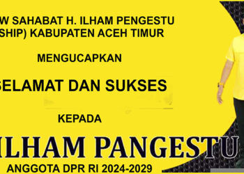 SHIP Aceh Timur Ucapkan Selamat Atas Pelantikan H. Ilham Pengestu