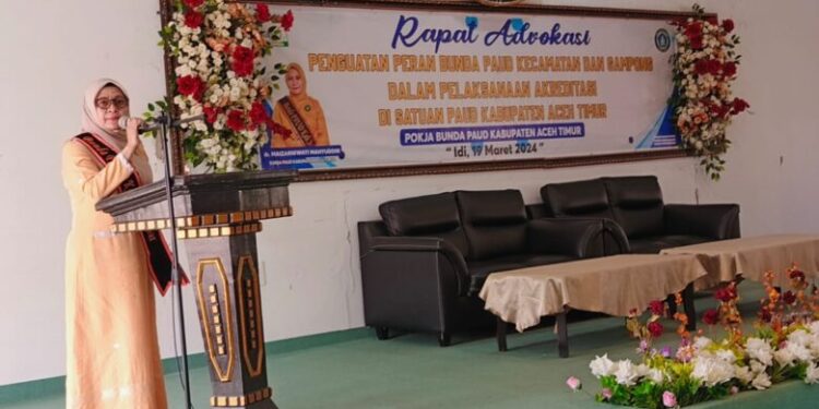 Bunda Paud Aceh Timur : Pentingnya Akreditasi Guru Paud