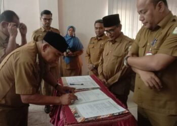 Pj Bupati Aceh Timur Gelar Kegiatan Penetapan Kinerja dan SKP