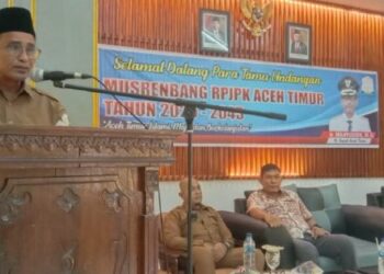 Pj Bupati Mahyuddin Buka Musrenbang RPJPK