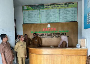 Pastikan Pelayanan Publik, Pj Bupati Aceh Timur Sidak Kantor Camat