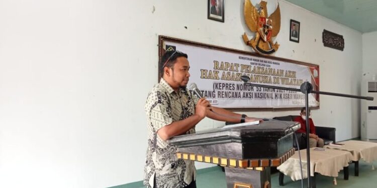 Kemenkumham Aceh Gelar Rapat Pelaksanaan HAM di Aceh Timur