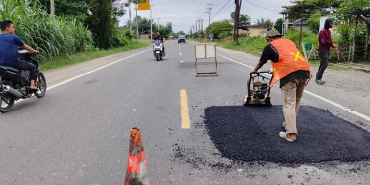 BPJN Tangani Ruas Jalan Nasional Banda Aceh-Medan di Aceh Timur