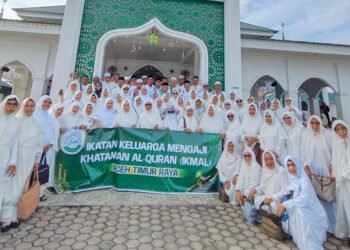 IKMAL Aceh Timur Raya Khataman Al Quran di Masjid Ba’lawi