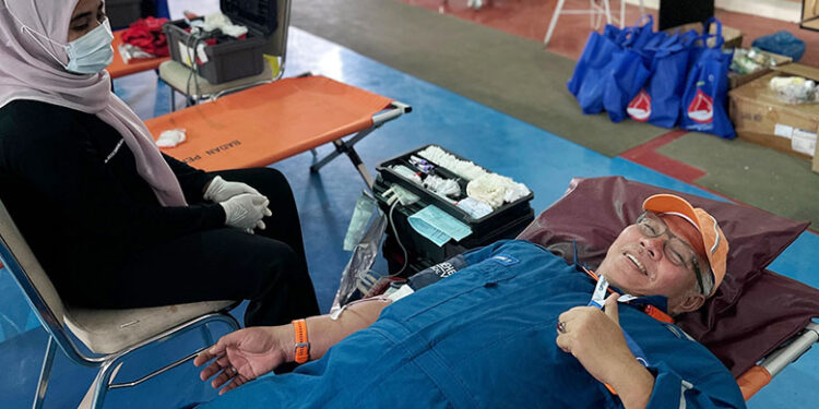 Jelang Ramadan Pekerja Medco E&P Malaka Sumbang 100 Kantong Darah