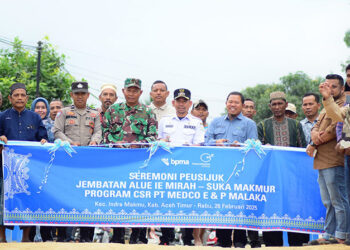 Dukung Akses Transportasi Masyarakat Medco E&P Malaka Bangun Jembatan