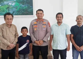 Kapolres Aceh Timur Jamu Yajid Ahmad Pemain Terbaik U -12 Liga Topskor Greater Jakarta
