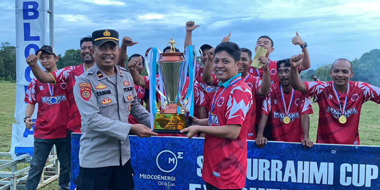 PT Medco E&P Malaka Gelar Dua Turnamen Sepak Bola Silaturrahmi