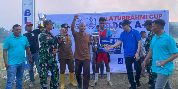 Turnamen Silaturrahmi Cup I Blok A Medco Berlangsung Sukses