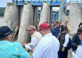 Banjir Aceh : HRD Tinjau Bendungan Irigasi Pante Lhong Peusangan
