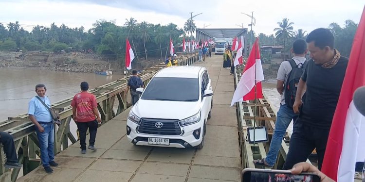 Jembatan Permanen Baru Kutablang Dalam Proses Pembuatan DED