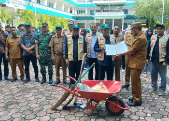 Wabup Bireuen Lepas 164 Mahasiswa UNIKI KKM Ke Desa Terdampak Banjir