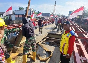 Jembatan Bailey Kutablang Kembali Ditutup