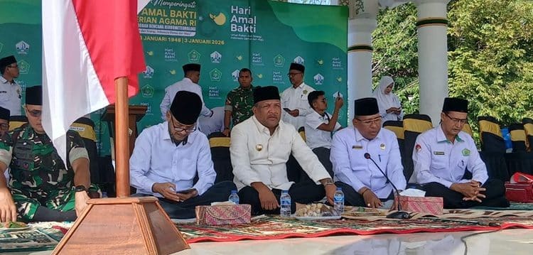 Kemenag Bireuen Peringati HAB ke 80 di RTH Cot Gapu
