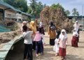 Puluhan Murid SDN 5 Peusangan Masih Belajar di Tenda