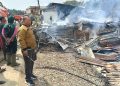 Tiga Belas Pintu Ruko di Aceh Timur Ludes Terbakar