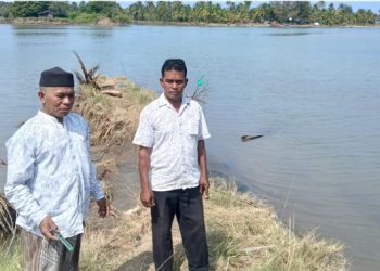 Warga Alue Kuta Minta Diperbaiki Tanggul Kuala Patah Diterjang Banjir