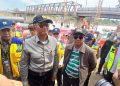 Menteri PU Tinjau Pemancangan Perdana Pilar Jembatan Baru Kutablang