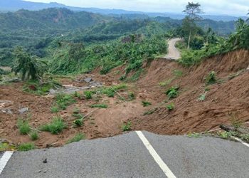 Jalan Inpres Blang Mane ke Krueng Simpo Bireuen Yang Baru dibangun Putus Total