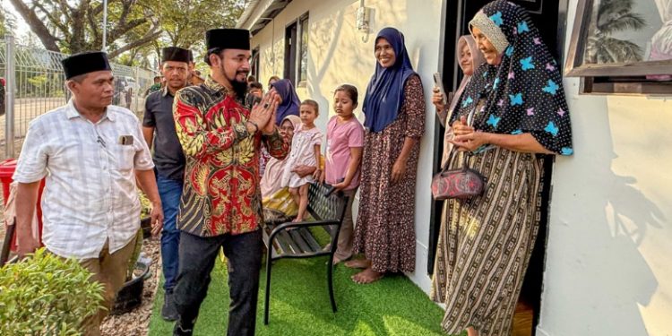 28 Penghuni Huntara di Blang Nie Nyaman Beribadah Puasa