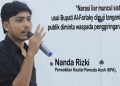 Koalisi Pemuda Aceh Mensinyalir Ada Fitnah Jatuhkan Marwah Bupati Rakyat