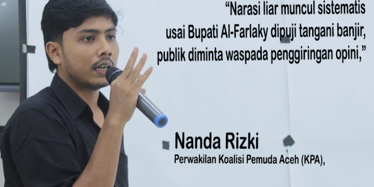 Koalisi Pemuda Aceh Mensinyalir Ada Fitnah Jatuhkan Marwah Bupati Rakyat