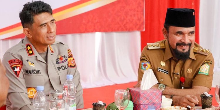 Bupati Al-Farlaky Sambut Kunjungan Kerja Kapolda Aceh