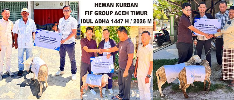 FIFGROUP Cabang Aceh Timur Berbagi Hewan Kurban