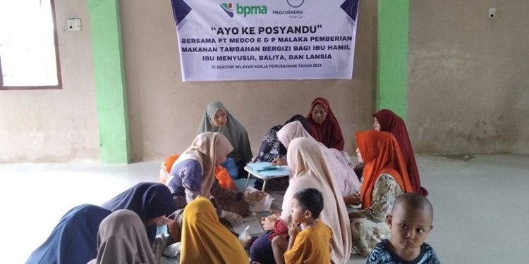 Medco E & P Malaka Dukung Program Posyandu di Lingkar Perusahaan