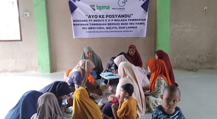 Medco E & P Malaka Dukung Program Posyandu di Lingkar Perusahaan