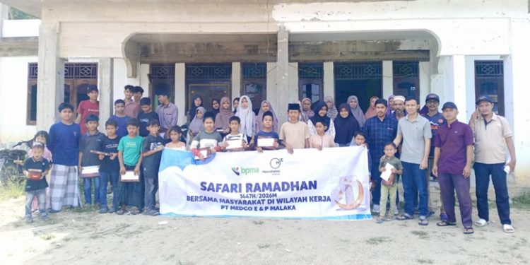 Medco E & P Malaka Senangi Anak Yatim Jelang Lebaran Idul Fitri
