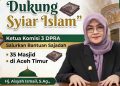 Anggota DPR Aceh Hj Aisyah Salurkan Sajadah Untuk Puluhan Masjid